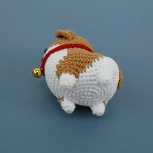 Load image into Gallery viewer, Charming English Bulldog Knitted Keychain / Pendant-6
