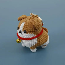 Load image into Gallery viewer, Charming English Bulldog Knitted Keychain / Pendant-ZJJKR03795-1