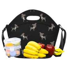 Load image into Gallery viewer, Charming Greyhound Puppy Neoprene Lunch Bag-12