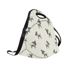 Load image into Gallery viewer, Charming Greyhound Puppy Neoprene Lunch Bag-4