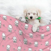 Load image into Gallery viewer, Charming Poodle Puppy Blanket for Dog-Pet Furniture-Blankets,Home Decor,Poodle-1