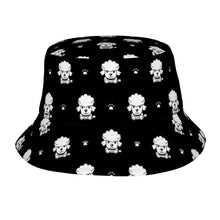 Load image into Gallery viewer, Charming Poodle Puppy Bucket Hat-Hats &amp; Caps-Midnight Black-One Size-33