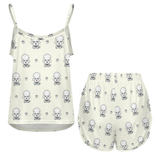 Load image into Gallery viewer, Charming Poodle Puppy Women's Cami and Shorts Pajama Set-7