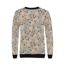 Load image into Gallery viewer, Charming Pugs in Bloom Sweatshirt for Women-Apparel-Apparel, Dog Mom Gifts, Pug, Sweatshirt-25