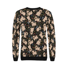 Load image into Gallery viewer, Charming Pugs in Bloom Sweatshirt for Women-Apparel-Apparel, Dog Mom Gifts, Pug, Sweatshirt-27