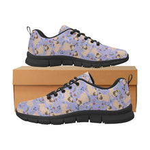 Load image into Gallery viewer, Charming Pugs in Bloom Women's Breathable Sneakers-12