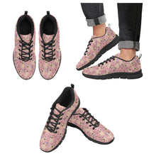 Load image into Gallery viewer, Charming Pugs in Bloom Women's Breathable Sneakers-Dusty Pink-US13-4