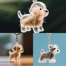 Load image into Gallery viewer, Charming Schnauzer Transparent Acrylic Keychain / Pendant-Accessories-Accessories,Dog Dad Gifts,Dog Memorial Gifts,Dog Mom Gifts,Keychain,Schnauzer-3