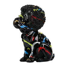 Load image into Gallery viewer, Charming Wine Cabinet English Bulldog Statue-Black Color-27X15.5X32CM-19