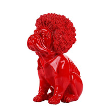 Load image into Gallery viewer, Charming Wine Cabinet English Bulldog Statue-Red-27X15.5X32CM-15