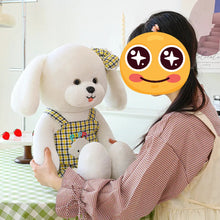 Load image into Gallery viewer, Checkered Jumpsuit Bichon Frise Stuffed Animal Plush Toys-17