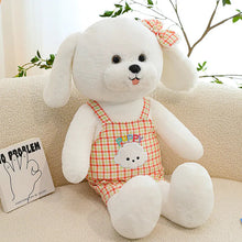 Load image into Gallery viewer, Checkered Jumpsuit Bichon Frise Stuffed Animal Plush Toys-8