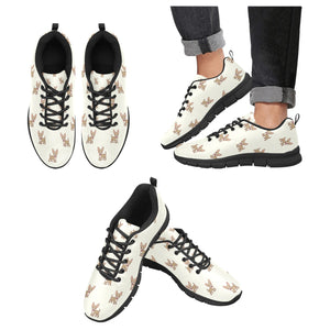 Cheeky Chihuahua Delight Women's Breathable Sneakers-Ivory-US13-1