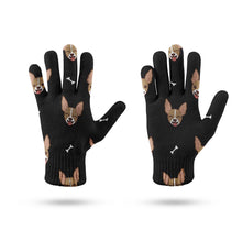 Load image into Gallery viewer, Cheeky Chihuahua Touch Screen Gloves-Accessories-Accessories, Dog Dad Gifts, Dog Mom Gifts, Gloves-13