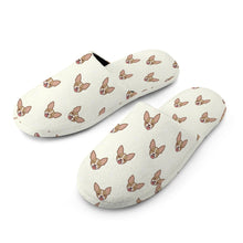 Load image into Gallery viewer, Cheeky Fawn Chihuahua Love Slippers for Women - Cheeky Fawn Chihuahua Love - Flannel-Accessories,Chihuahua,Dog Mom Gifts,Slippers-11