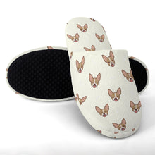 Load image into Gallery viewer, Cheeky Fawn Chihuahua Love Slippers for Women - Cheeky Fawn Chihuahua Love - Flannel-Accessories,Chihuahua,Dog Mom Gifts,Slippers-13