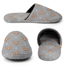 Load image into Gallery viewer, Cheeky Fawn Chihuahua Love Slippers for Women - Cheeky Fawn Chihuahua Love - Flannel-Accessories,Chihuahua,Dog Mom Gifts,Slippers-27