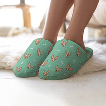 Load image into Gallery viewer, Cheeky Fawn Chihuahua Love Slippers for Women - Cheeky Fawn Chihuahua Love - Flannel-Accessories,Chihuahua,Dog Mom Gifts,Slippers-4