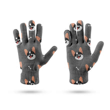 Load image into Gallery viewer, Cheeky Frenchie Smiles Touch Screen Gloves-Accessories-Accessories,Dog Dad Gifts,Dog Mom Gifts,Gloves-12
