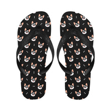 Load image into Gallery viewer, Cheeky Pied Frenchie Smiles Unisex Slippers - 9 Colors-Footwear-Accessories,Dog Dad Gifts,Dog Mom Gifts,French Bulldog,Slippers-8