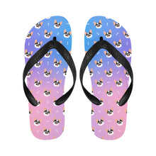 Load image into Gallery viewer, Cheeky Pied Frenchie Smiles Unisex Slippers - 9 Colors-Footwear-Accessories,Dog Dad Gifts,Dog Mom Gifts,French Bulldog,Slippers-2