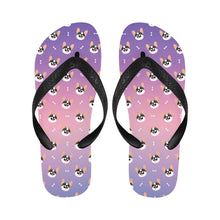 Load image into Gallery viewer, Cheeky Pied Frenchie Smiles Unisex Slippers - 9 Colors-Footwear-Accessories,Dog Dad Gifts,Dog Mom Gifts,French Bulldog,Slippers-3