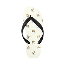 Load image into Gallery viewer, Cheerful Corgi Faces Unisex Slippers - 7 Gradients-Footwear-Accessories,Corgi,Dog Dad Gifts,Dog Mom Gifts,Slippers-27