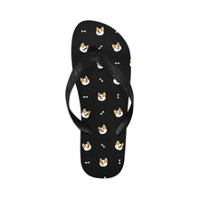 Load image into Gallery viewer, Cheerful Corgi Faces Unisex Slippers - 7 Gradients-Footwear-Accessories,Corgi,Dog Dad Gifts,Dog Mom Gifts,Slippers-11