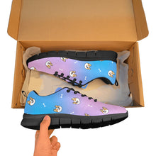 Load image into Gallery viewer, Cheerful Corgi Faces Women's Breathable Sneakers - 7 Gradients-11