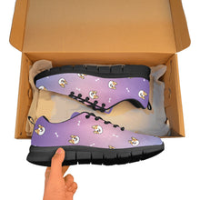 Load image into Gallery viewer, Cheerful Corgi Faces Women's Breathable Sneakers - 7 Gradients-16