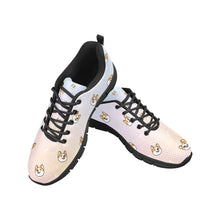 Load image into Gallery viewer, Cheerful Corgi Faces Women's Breathable Sneakers - 7 Gradients-40