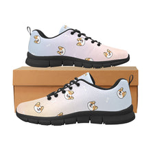 Load image into Gallery viewer, Cheerful Corgi Faces Women's Breathable Sneakers - 7 Gradients-47
