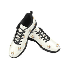 Load image into Gallery viewer, Cheerful Corgi Faces Women's Breathable Sneakers - 7 Gradients-49
