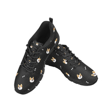 Load image into Gallery viewer, Cheerful Corgi Faces Women's Breathable Sneakers - 7 Gradients-53