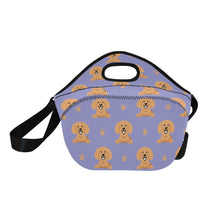 Load image into Gallery viewer, Cheerful Golden Retriever Puppy Neoprene Lunch Bag-10