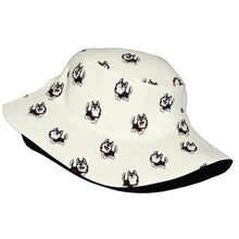 Load image into Gallery viewer, Cheerful Husky Love Bucket Hat-Hats &amp; Caps-10