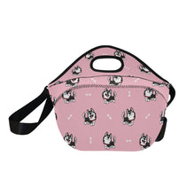 Load image into Gallery viewer, Cheerful Husky Love Neoprene Lunch Bag-10