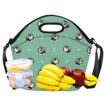 Load image into Gallery viewer, Cheerful Husky Love Neoprene Lunch Bag-18