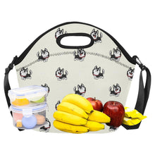 Load image into Gallery viewer, Cheerful Husky Love Neoprene Lunch Bag-3