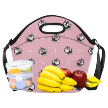 Load image into Gallery viewer, Cheerful Husky Love Neoprene Lunch Bag-8