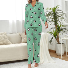 Load image into Gallery viewer, Cheerful Husky Love Pajamas Set for Women-22