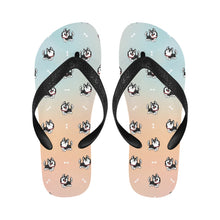 Load image into Gallery viewer, Cheerful Husky Love Unisex Slippers - 7 Gradients-10