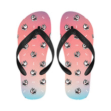 Load image into Gallery viewer, Cheerful Husky Love Unisex Slippers - 7 Gradients-15