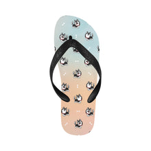 Load image into Gallery viewer, Cheerful Husky Love Unisex Slippers - 7 Gradients-9