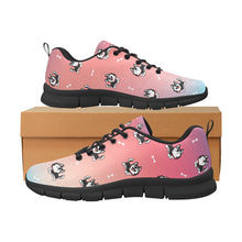 Load image into Gallery viewer, Cheerful Husky Love Women's Breathable Sneakers-Footwear-Dog Mom Gifts,Shoes,Siberian Husky-32