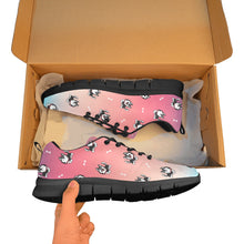 Load image into Gallery viewer, Cheerful Husky Love Women's Breathable Sneakers-Footwear-Dog Mom Gifts,Shoes,Siberian Husky-38