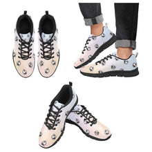 Load image into Gallery viewer, Cheerful Husky Love Women's Breathable Sneakers-Footwear-Dog Mom Gifts,Shoes,Siberian Husky-CornflowerBlue8-US13-37