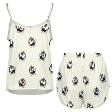 Load image into Gallery viewer, Cheerful Husky Love Women's Cami and Shorts Pajama Set-11