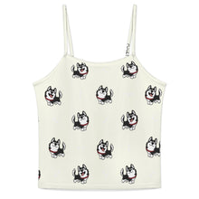 Load image into Gallery viewer, Cheerful Husky Love Women's Cami and Shorts Pajama Set-9