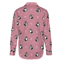 Load image into Gallery viewer, Cheerful Husky Love Women's Shirt-10